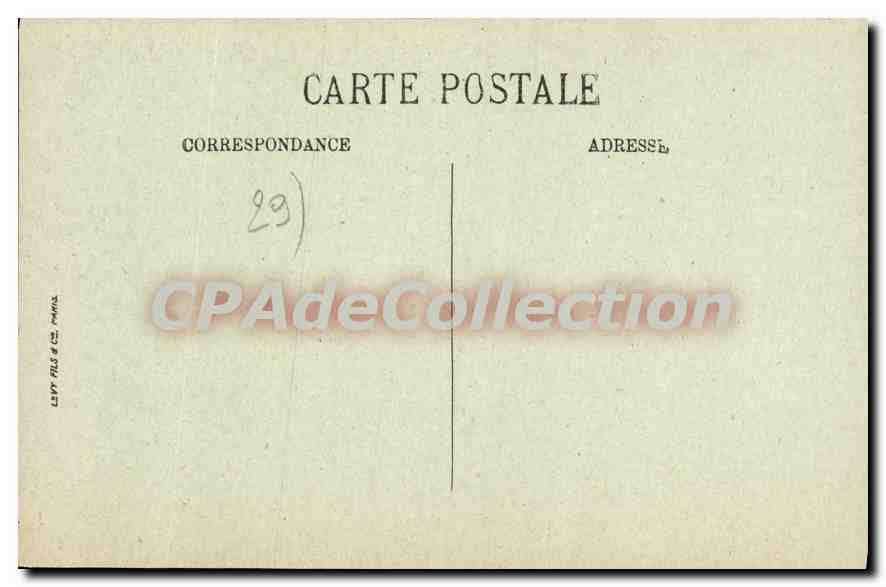 CPA Pont l'Abbe la voie Romaine  — Rückseite
