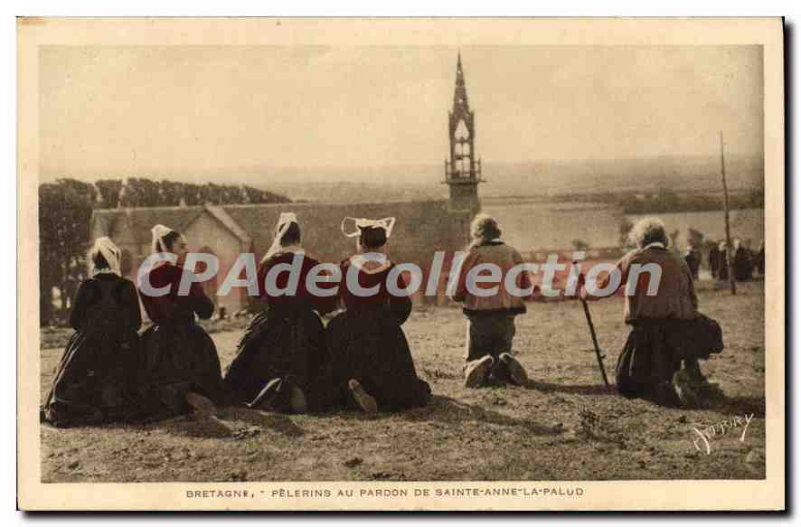 CPA Bretagne Pelerins au Pardon de Saint Anne la Palud 