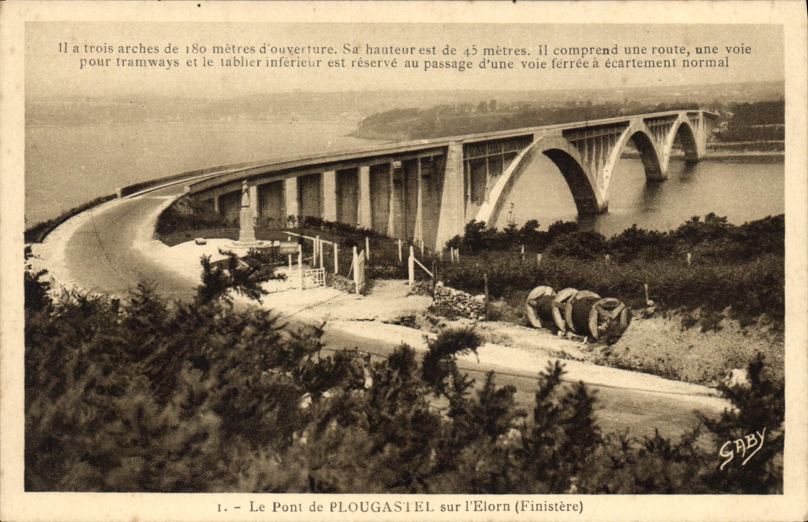 The Plougasatel Bridge over the Elorn (Finistère) — Gaby — no. 1