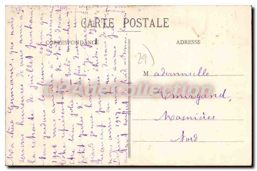 CPA Clocher de Lambader pres Plouvorn Finistere lieu de Pelerinage celebre dans le Pays emplacement  — Verso
