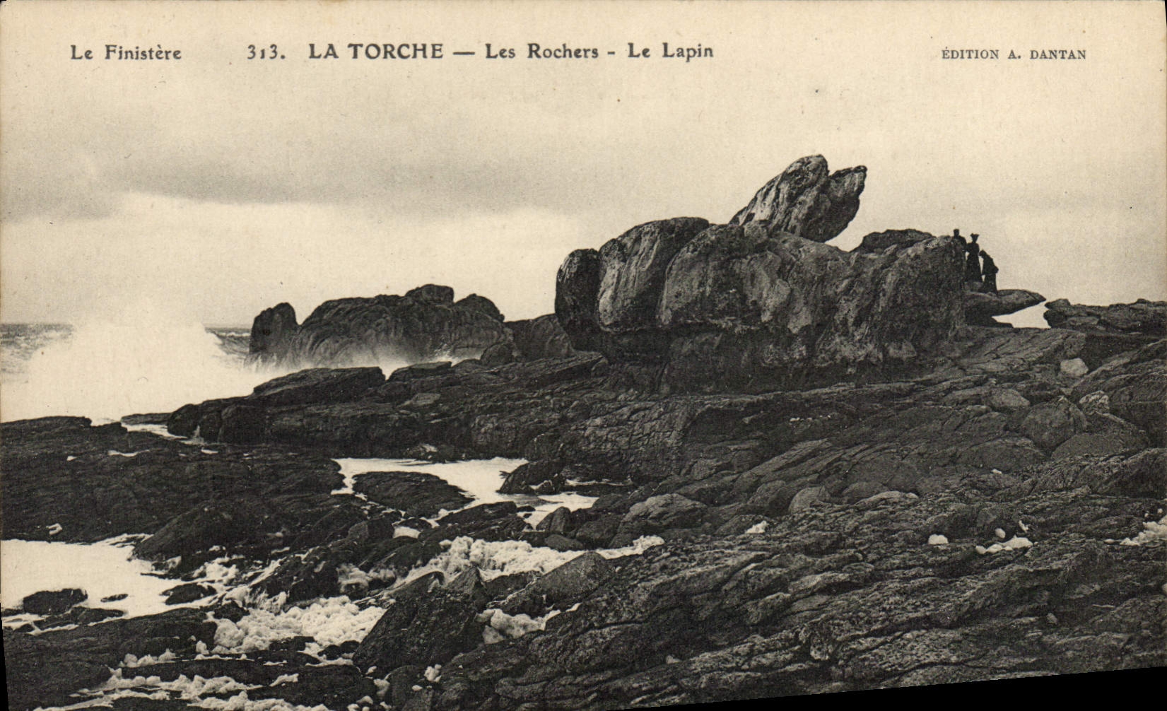 CPA Le Finistere la Torche les rochers le Lapin 