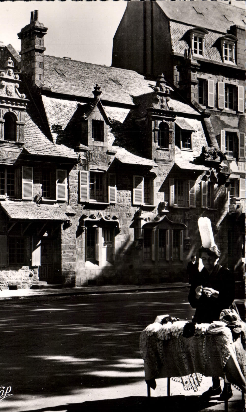 CPA Roscoff maison Gaillard XVI siecle 