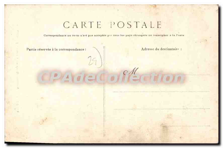 CPA jeunes Filles de Bannalec et de Scaer  — Rückseite