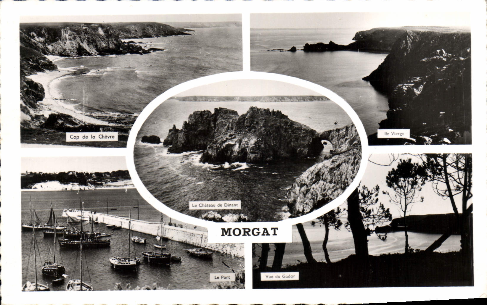 CPA Morgat port chèvre Gador Dinant vierge