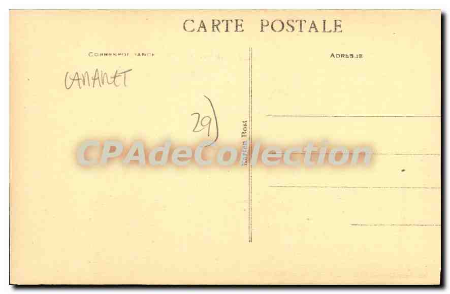 CPA Matinee Grise quais de Camaret d'apres le tableau d'E Bouillé — Verso