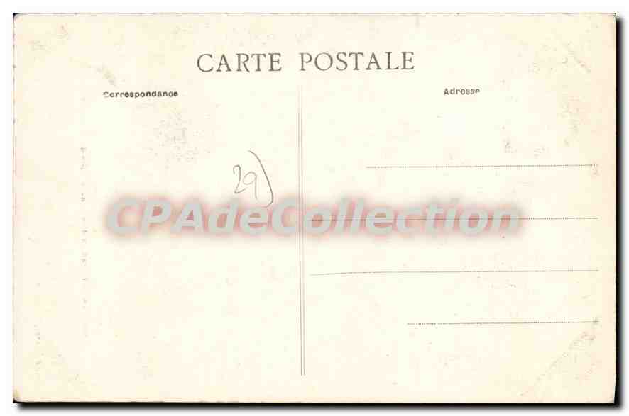 CPA le Roi Gradlon Dominant la ville de Quimper  — Rückseite