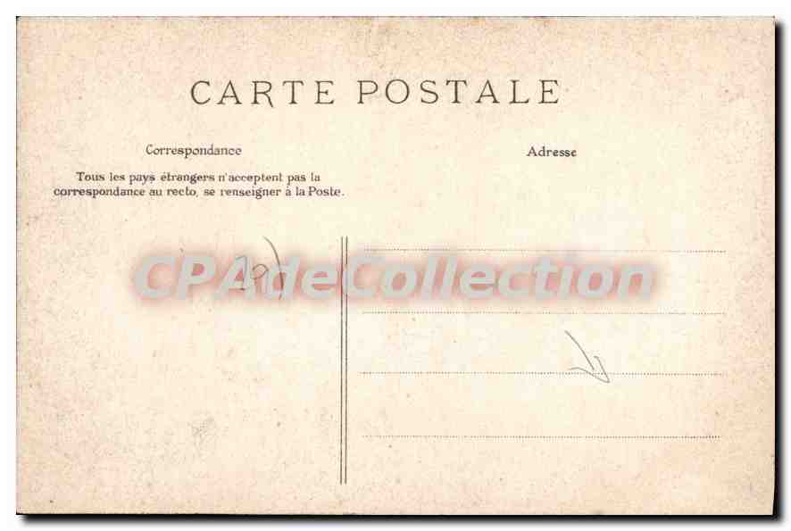 CPA Mariés de Ploaré environs de Douarnenez l'entree en Gavotte  — Rückseite