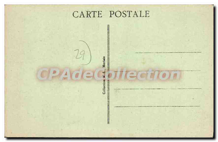 CPA Carantec Finistere Greve de Porspol prise de la Chaise du Curé — Rückseite