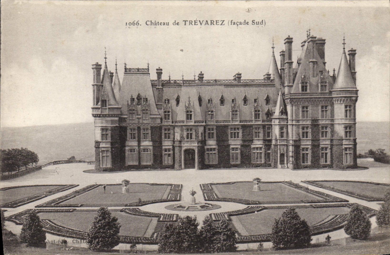 CPA Chateau de Trevarez facade Sud 