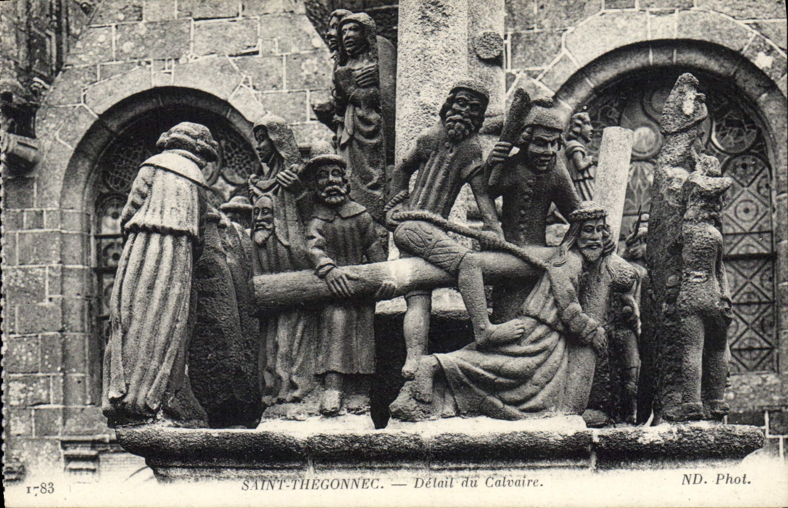 Saint-Thégonnec — Detail des Calvariums — ND. Phot. - Vorderseite