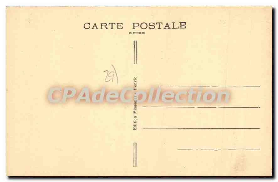 CPA Henvic Vieille Eglise du XV siecle  — Rückseite