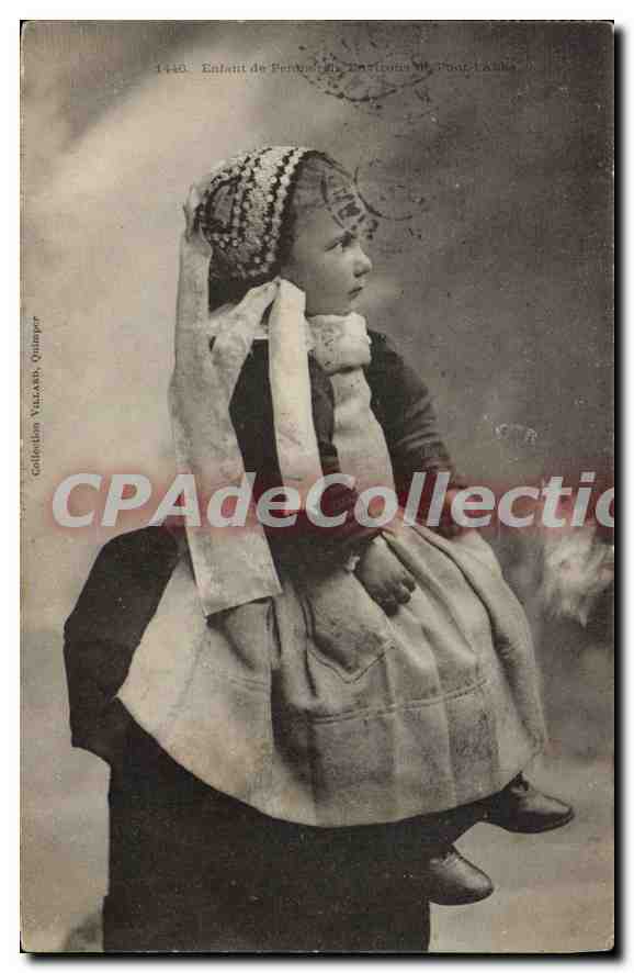 CPA enfant de Penmarch environs de Pont-l'abbé