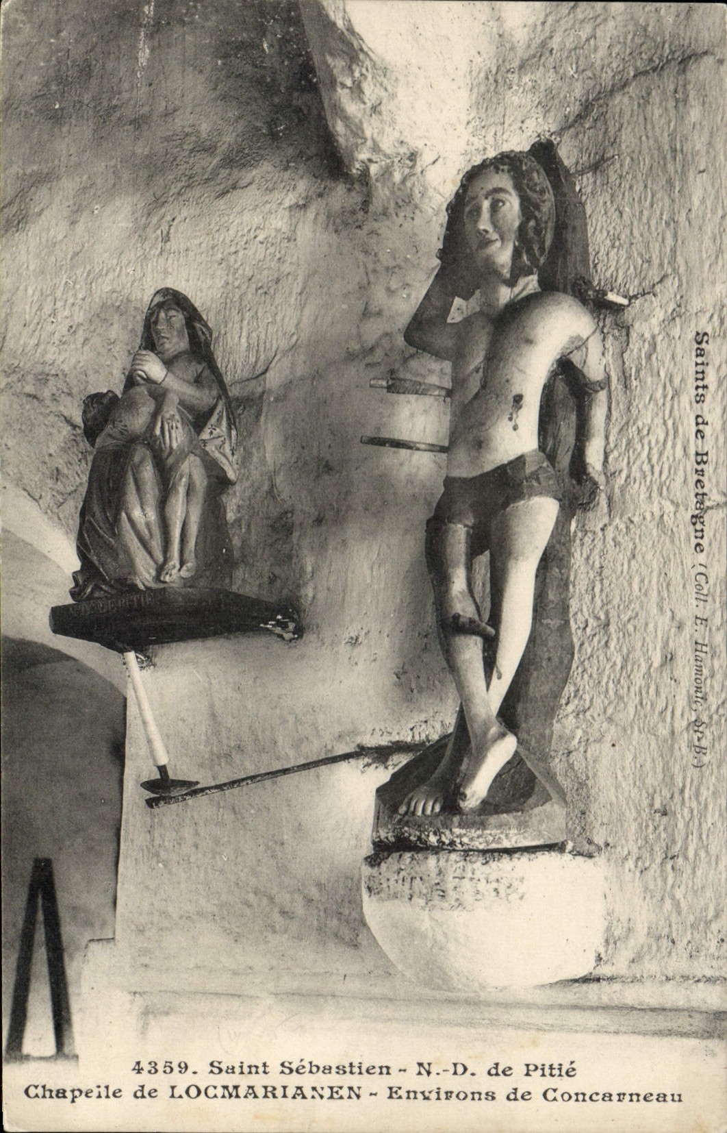 CPA Saint Sebastien N D de Pitie chapelle de Locmarianen environs de Concarneau 