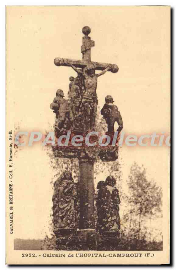 CPA Calvaires de Bretagne Calvaire de l'hopital Camfrout 