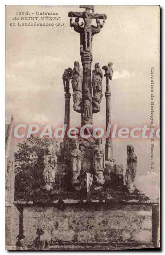 CPA Calvaires de Bretagne Calvaire de Saint Venec en Landrevarzec 