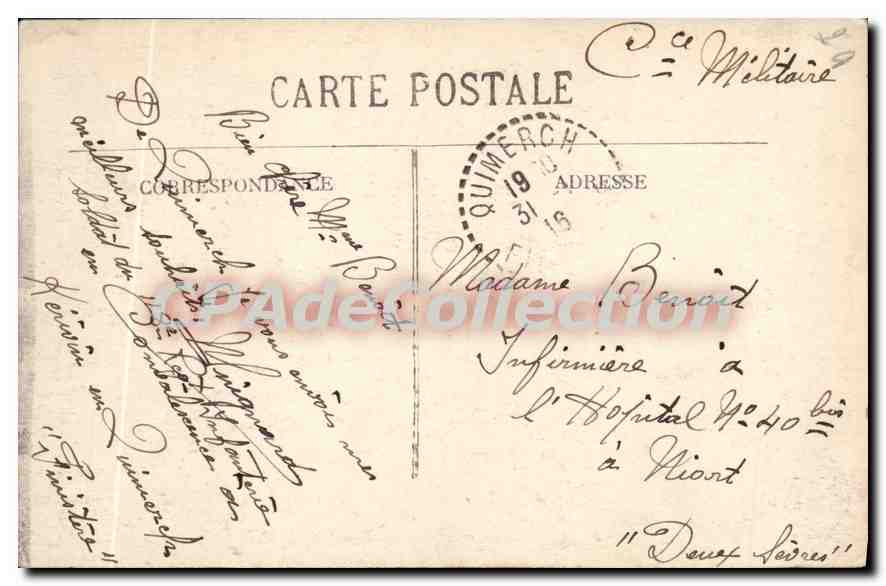 CPA Pont de ? église — Rückseite
