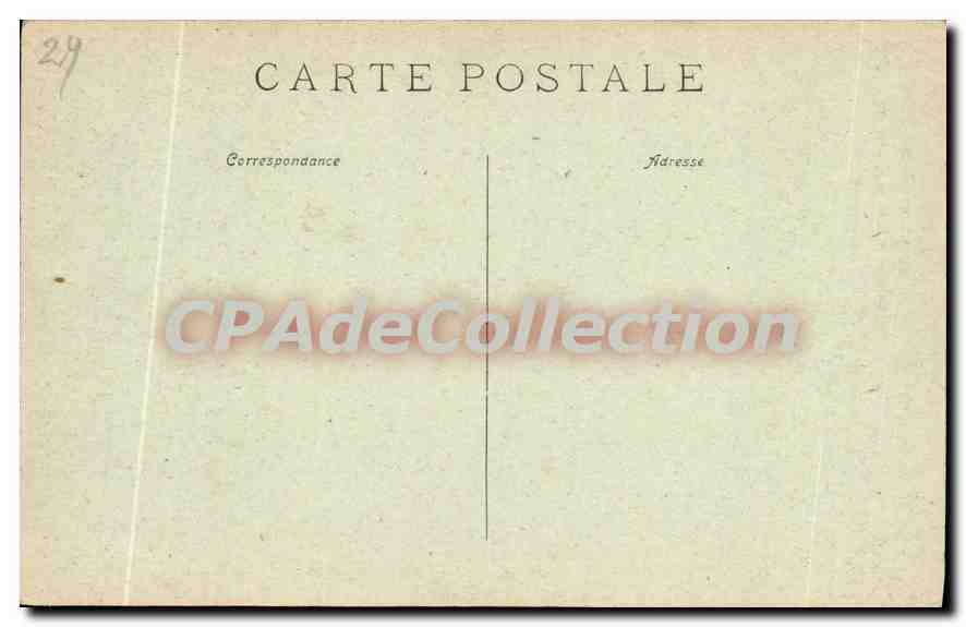 CPA Kerlaz l'eglise et l'Arc de Triomphe  — Rückseite