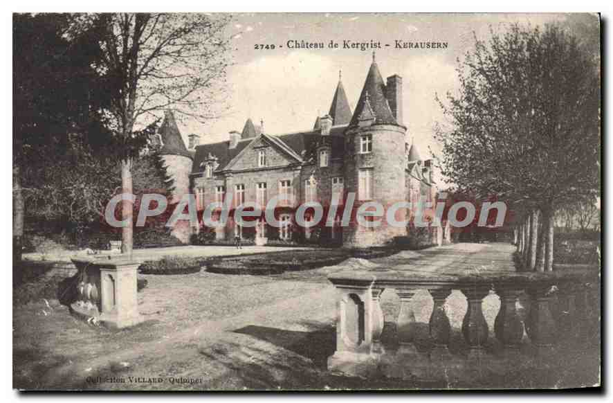 CPA Chateau de Kergrist Kerausern 