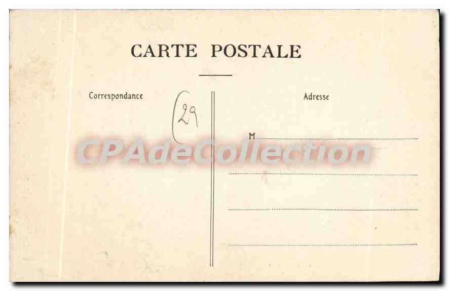 CPA Calvaires de Bretagne Calvaire de Kergoat pres Chateaulin  — Rückseite