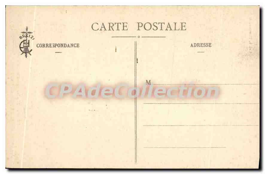 CPA Bretagne N D des fontaines dans ses atours du jour du Pardon Gouezec  — Rückseite