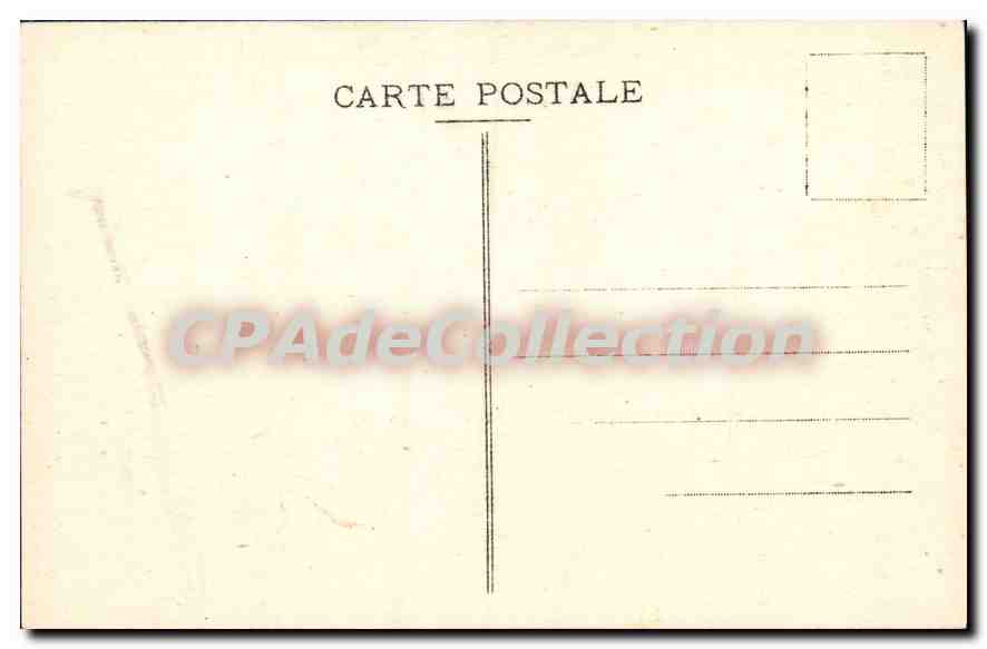 CPA Plage de l'Aber Benoit Finistere  — Rückseite