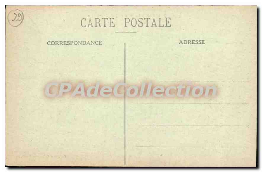 CPA Douelan la Jetee un jour de Tempete  — Rückseite
