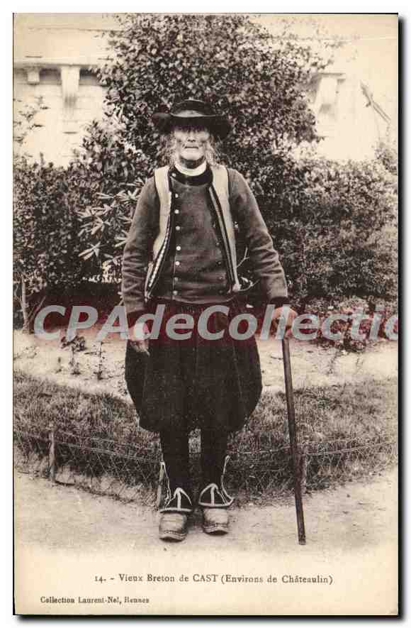 CPA Vieux Breton de Cast environs de Chateaulin 