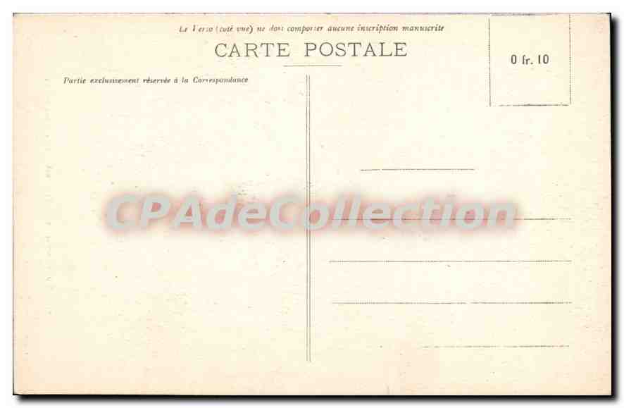 CPA Vieux Breton de Cast environs de Chateaulin  — Rückseite