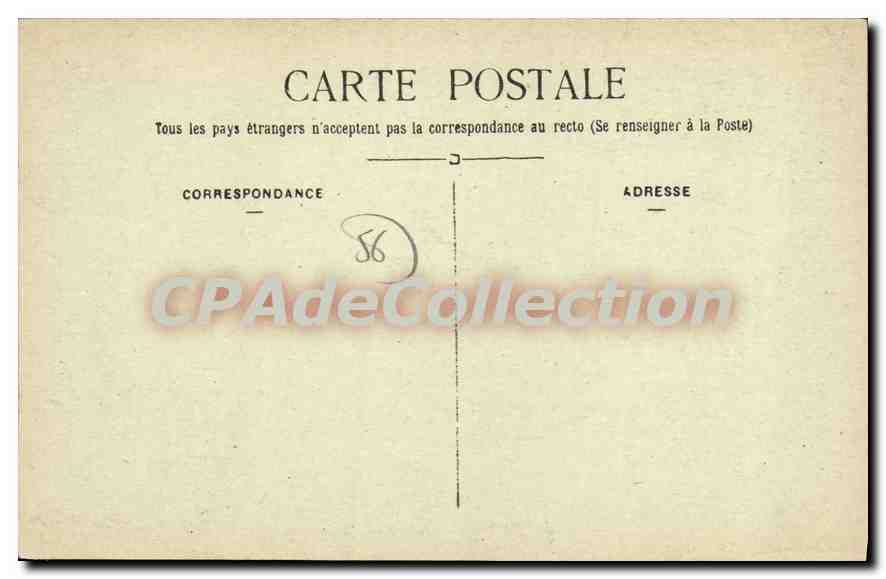 CPA Goulven interieur de l'eglise  — Rückseite