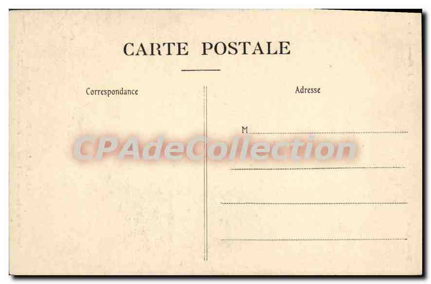 CPA Bretagne N D des Fontaines dans ses atours du jour du Pardon Gouezec F  — Rückseite