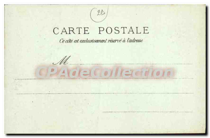 CPA Le Clocher de Goulven  — Rückseite