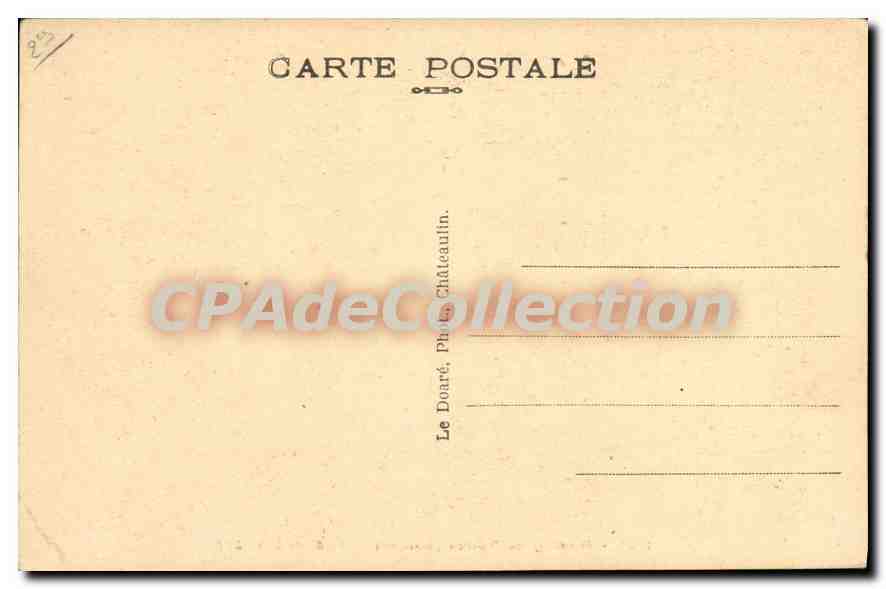 CPA Montagnes Noires Bretagne Coiffe de Gouezec  — Rückseite