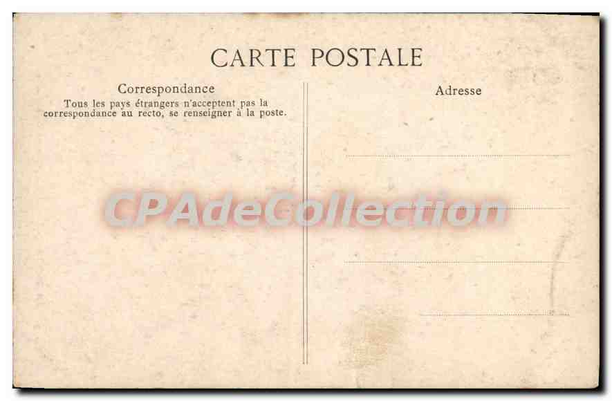 CPA Bretagne l'Arrangement de la Coiffe costume de Beuzec Conq  — Rückseite
