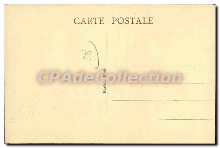 CPA Marchandes de Poisson Quai de Camaret d'apres le tableau d'E Bouillé — Verso