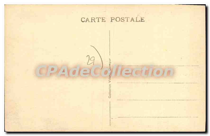 CPA Pardon de Ste Anne la Palue les Pelerins à la Procession  — Rückseite