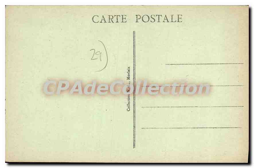 CPA Roscoff Finistere le port et vue generale  — Rückseite