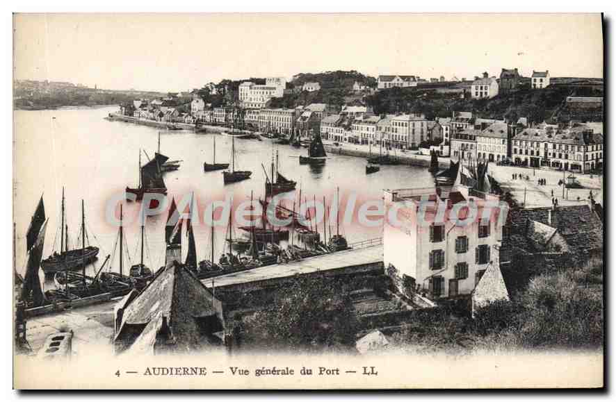 CPA Audierne vue generale du port 