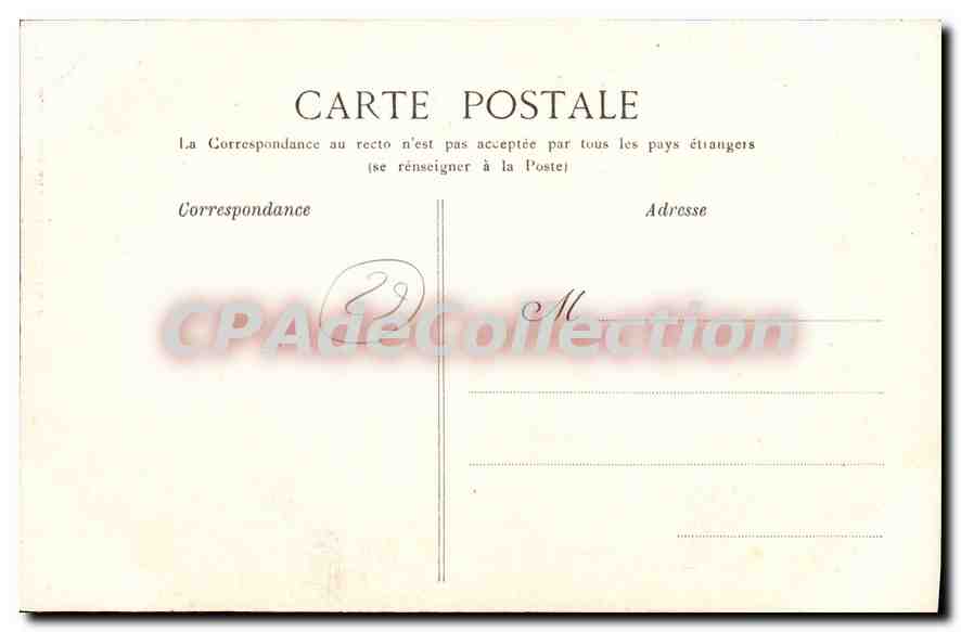 CPA Chateaulin vue sur l'Aulne  — Rückseite
