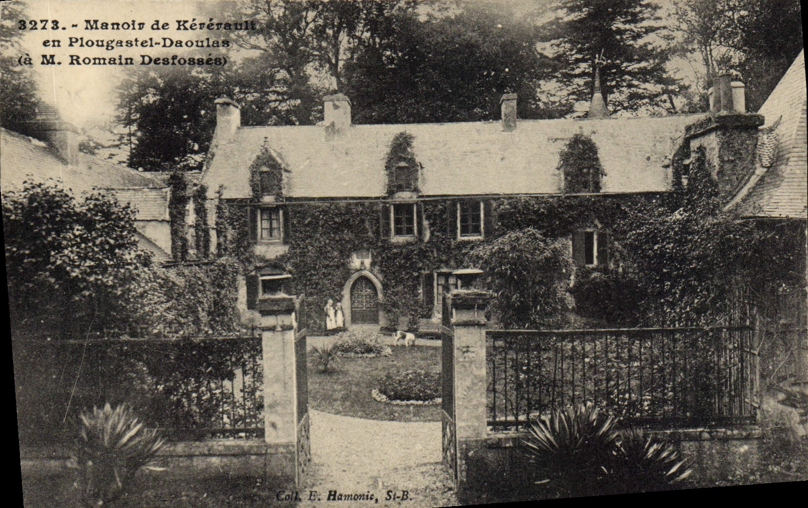 CPA Manoir de Kererault en Plougestel Daoulas à M Romain Desfosses 
