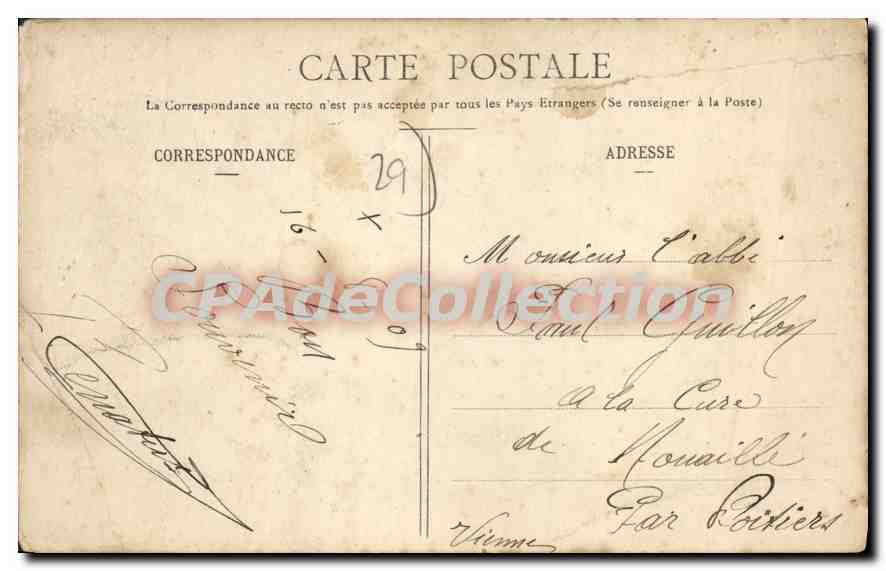 CPA Vive la Bretagne enfants — Rückseite