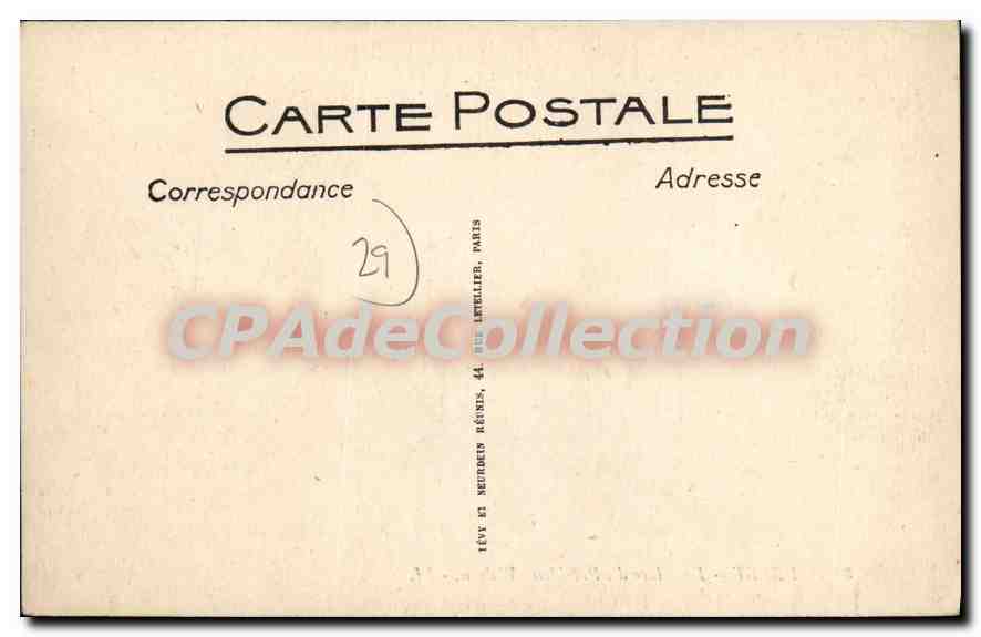 CPA Brest la place du President Wilson  — Rückseite