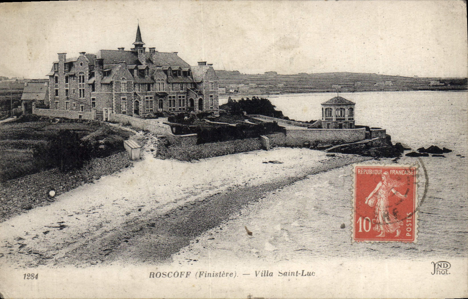 CPA Roscoff Finistere villa Saint Luc 