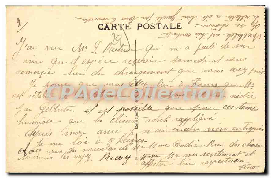 CPA Pardon de Ste Anne la Palue la Banniere de Saint Anne  — Rückseite