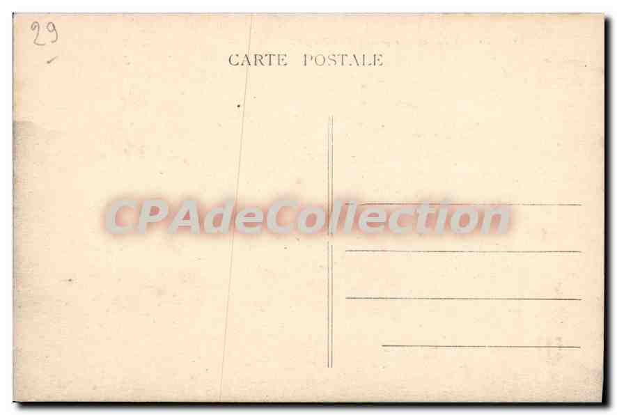 CPA Le Fort Bertheaume pres le Trez Hir  — Verso