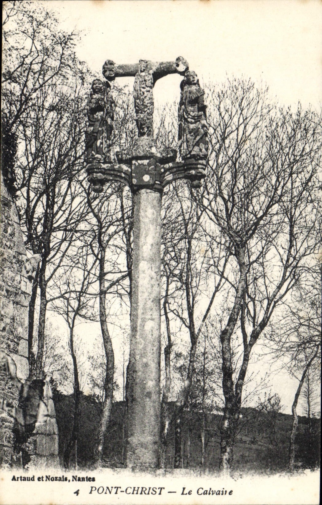 CPA Pont Christ le Calvaire 