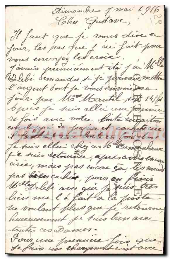 CPA Plouguerneau pointe de Pen Enez au Correjou  — Rückseite