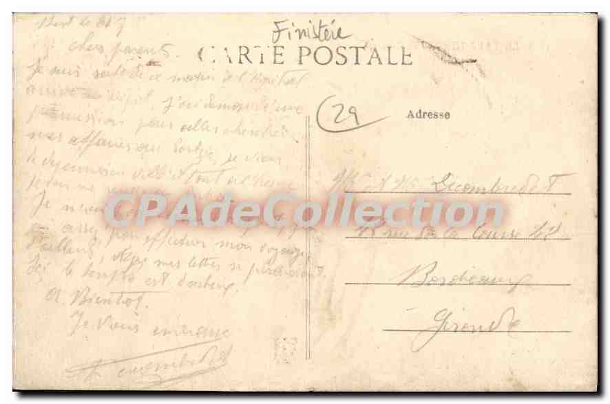CPA Le Trez Hir vue generale  — Rückseite