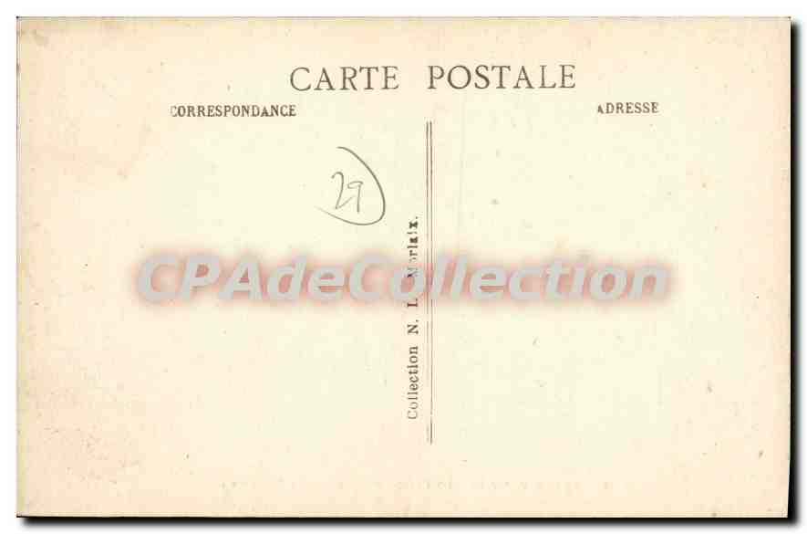 CPA Roscoff Finistere vue generale prise de pen ar Vil  — Rückseite