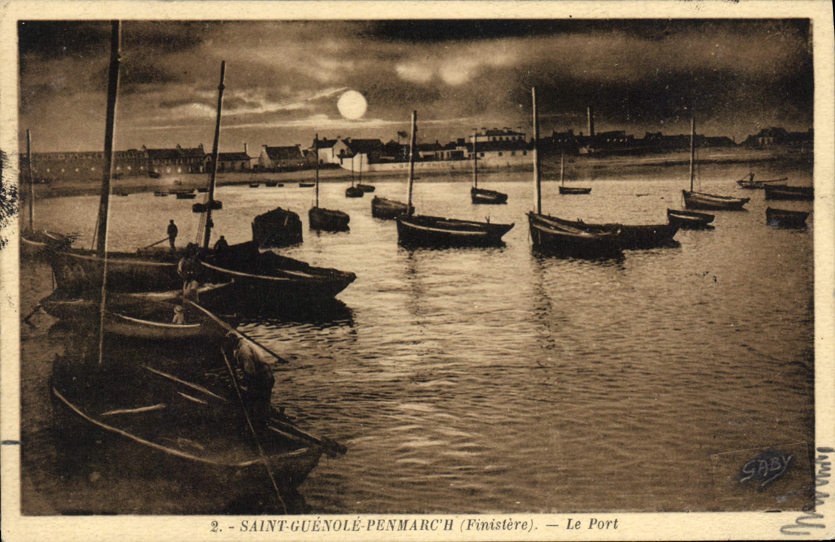 Saint-Guénolé-Penmarc'h (Finistère) — Le Port — Saby
