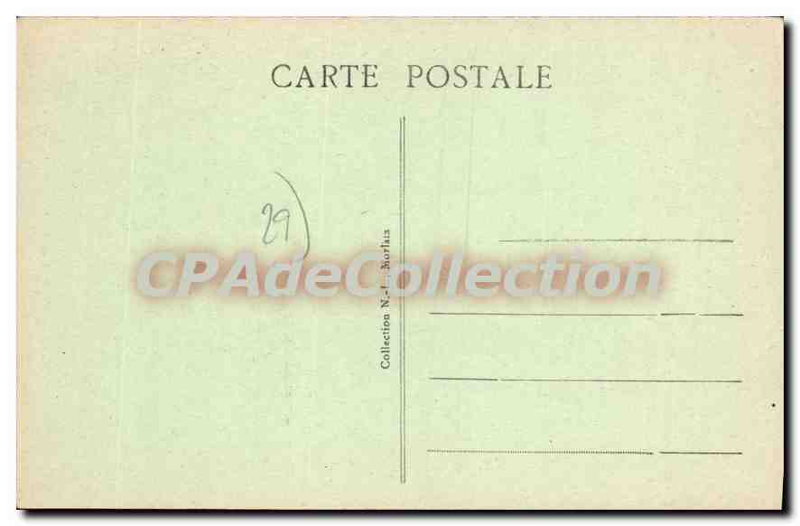 CPA St Thegonnec Finistere l'Arc de Triomphe  — Rückseite